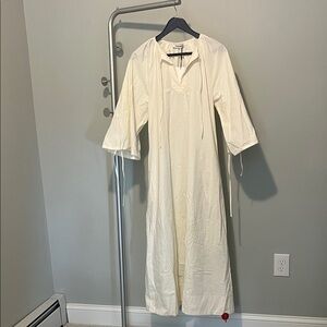 Rodebjer Elegant Cream Maxi Dress